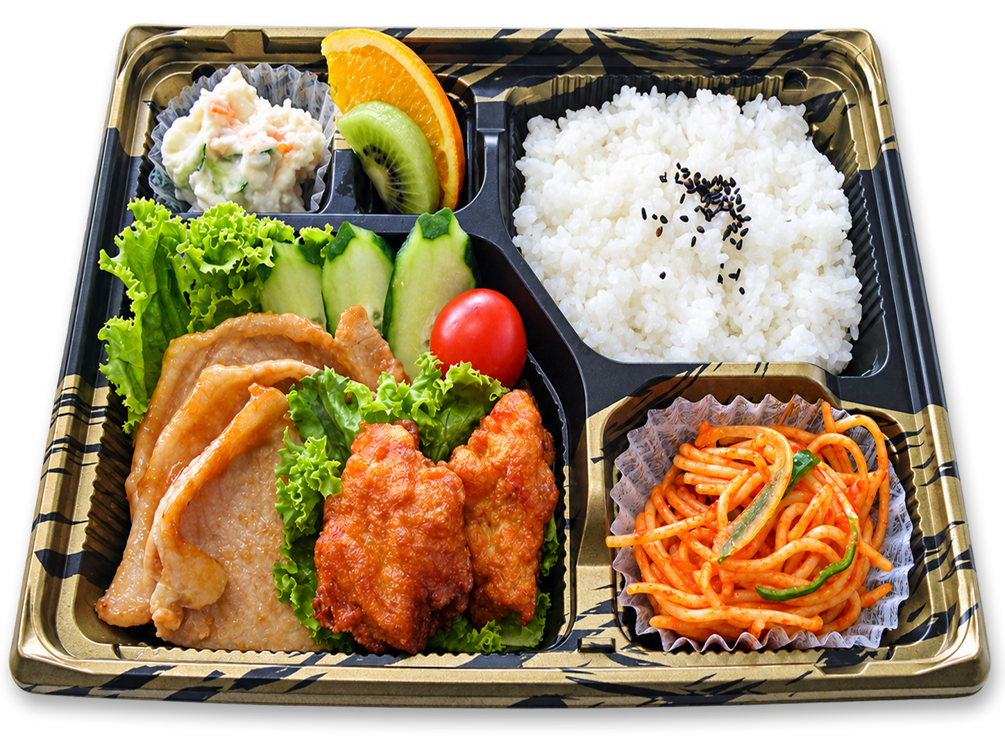 唐揚げ＆焼肉弁当